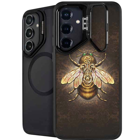 Steampunk Bee by Brigid Ashwood Galaxy S25 Kickstand Case